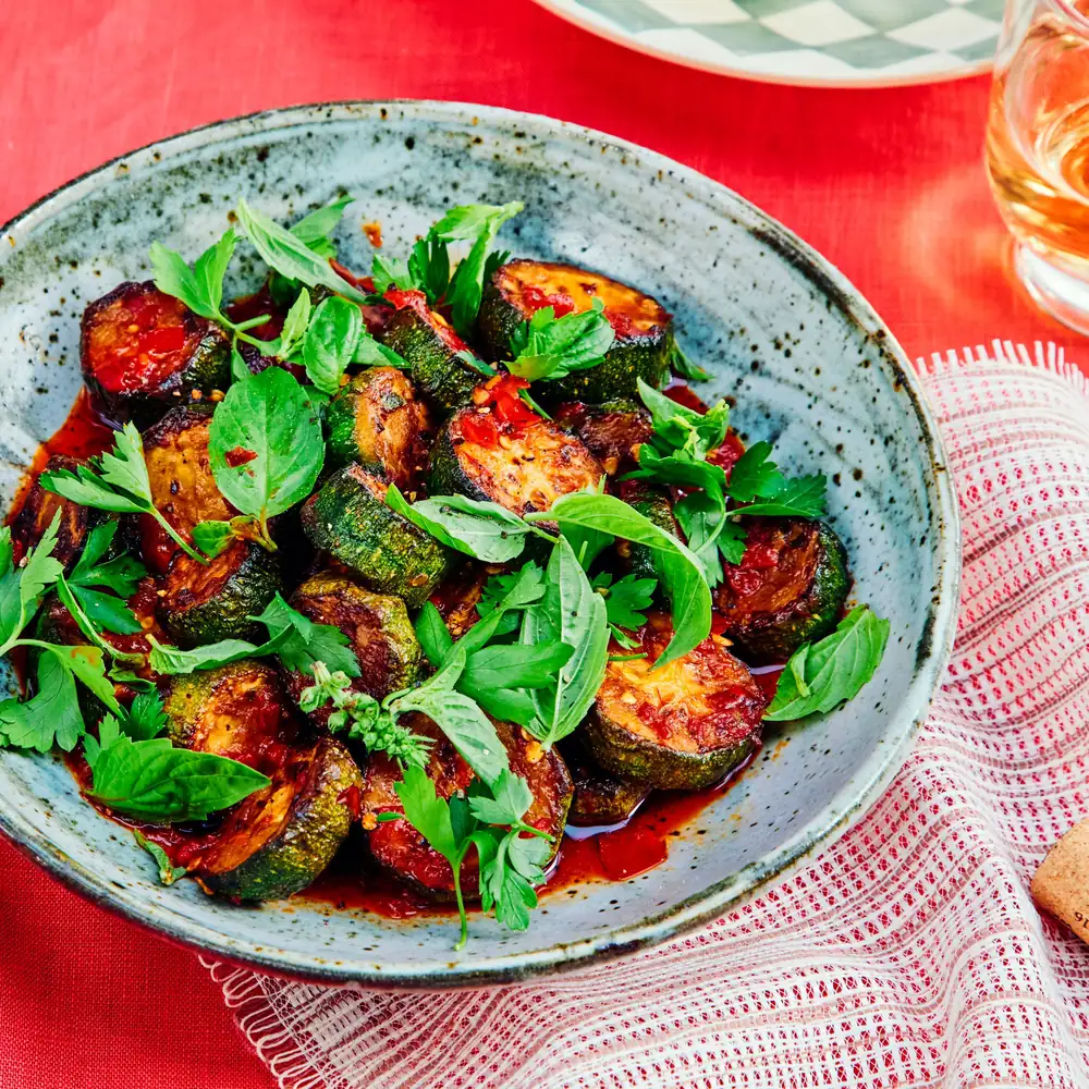 Sweet and Spicy Zucchini