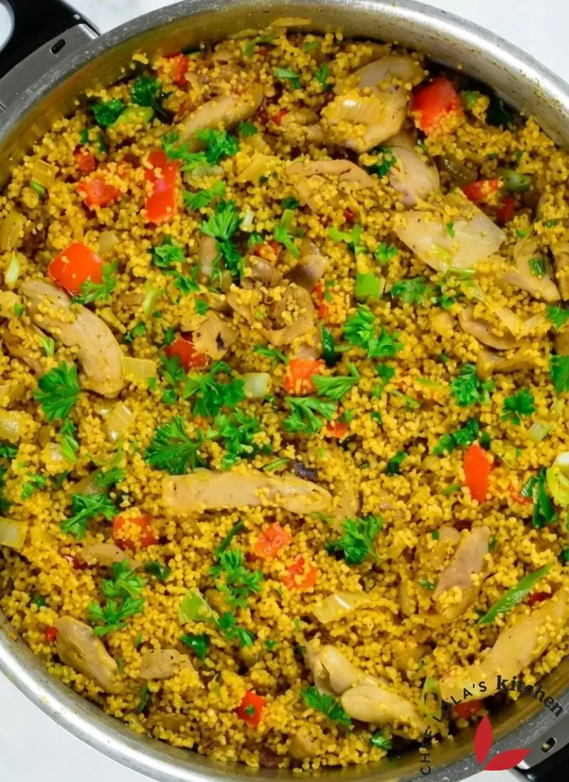 Chicken and vegetable couscous
