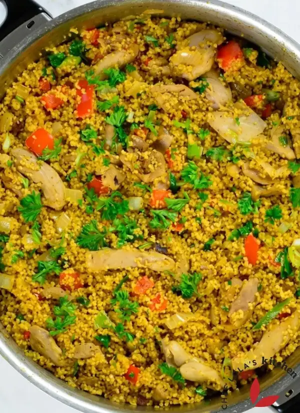 Chicken and vegetable couscous
