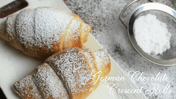 German Chocolate Crescent Rolls