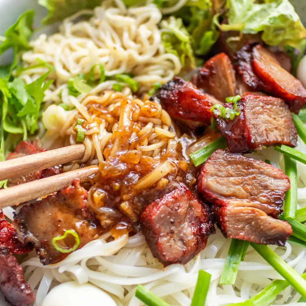 Vietnamese Dry Noodles Sauce Recipe (Hủ Tiếu Mì Khô)