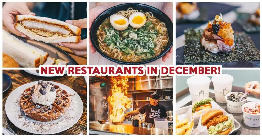 10 nuevos restaurantes en Singapur este diciembre de 2020: el famoso "Fire Ramen", rollos de wagyu uni y más