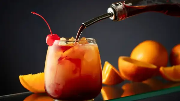 Grenadine comes from the pomegranate, not the cherry.