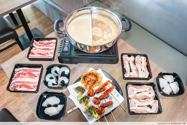 Buffet Imperial Taste Steamboat: $19.90+ Buffet con barra libre de lok lok