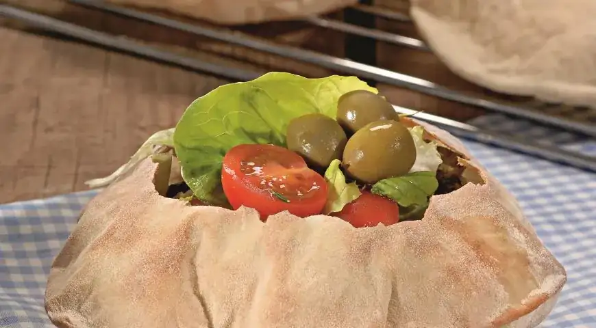 Bread Bowl with Salad