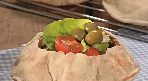 Bread Bowl with Salad