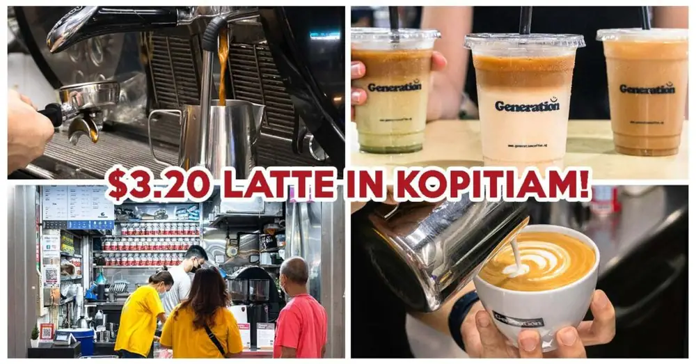 Generation Coffee: Cafe-Style Iced Lattes And Speciality Coffee Under $4 At Tekka Food Centre