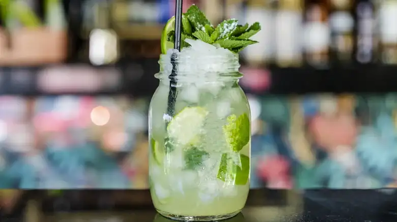 Mojito mint, the authentic variety that is often substituted with spearmint