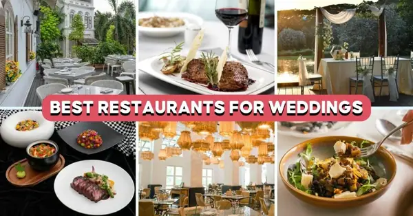 10 hermosos restaurantes para bodas en Singapur