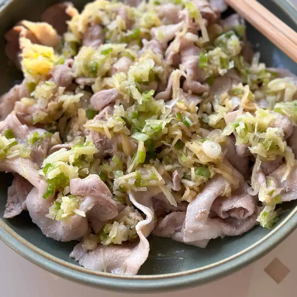 Ginger Scallion Pork