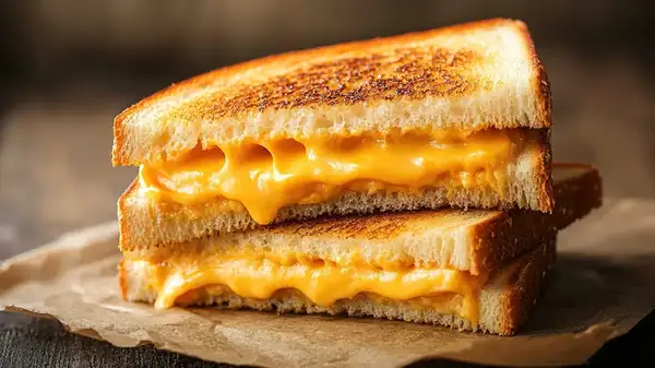 Swap the butter for a more flavorful grilled cheese sandwich