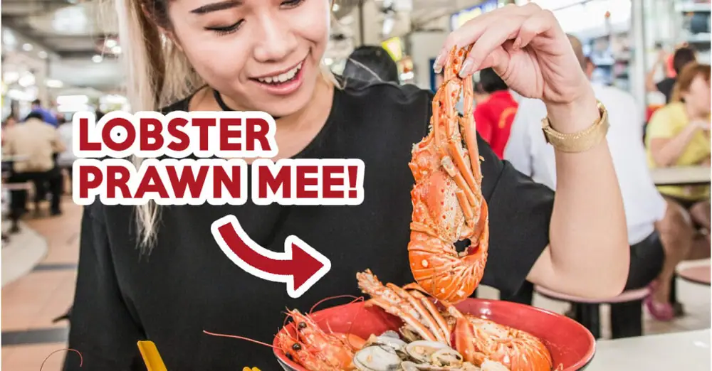 Sumo Big Prawn Review: Lobster And Crayfish Prawn Mee At A Hawker Stall In AMK