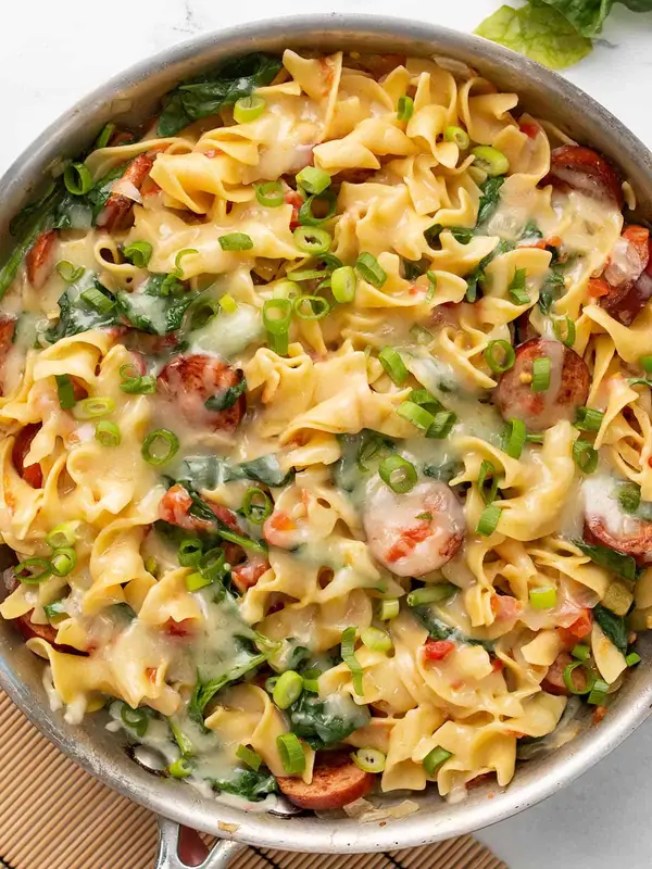 Cheesy Sausage Pasta