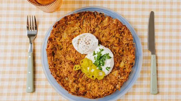 Un rösti bien cargado es la señal para cenar patatas fritas