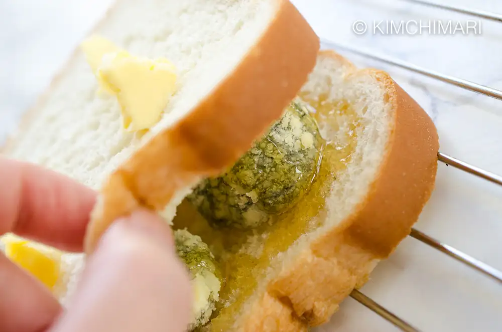 Injeolmi Toast - Korean Honey Rice Cake Toast Sandwich