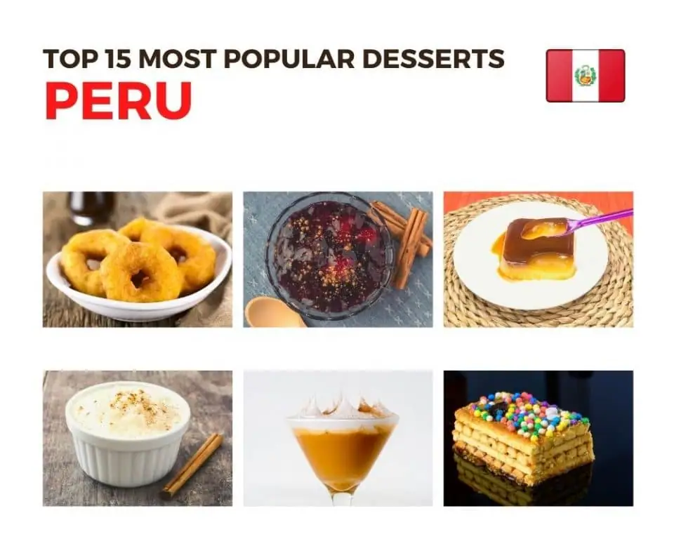 Los 15 postres más populares de Perú (¡Con fotos!)