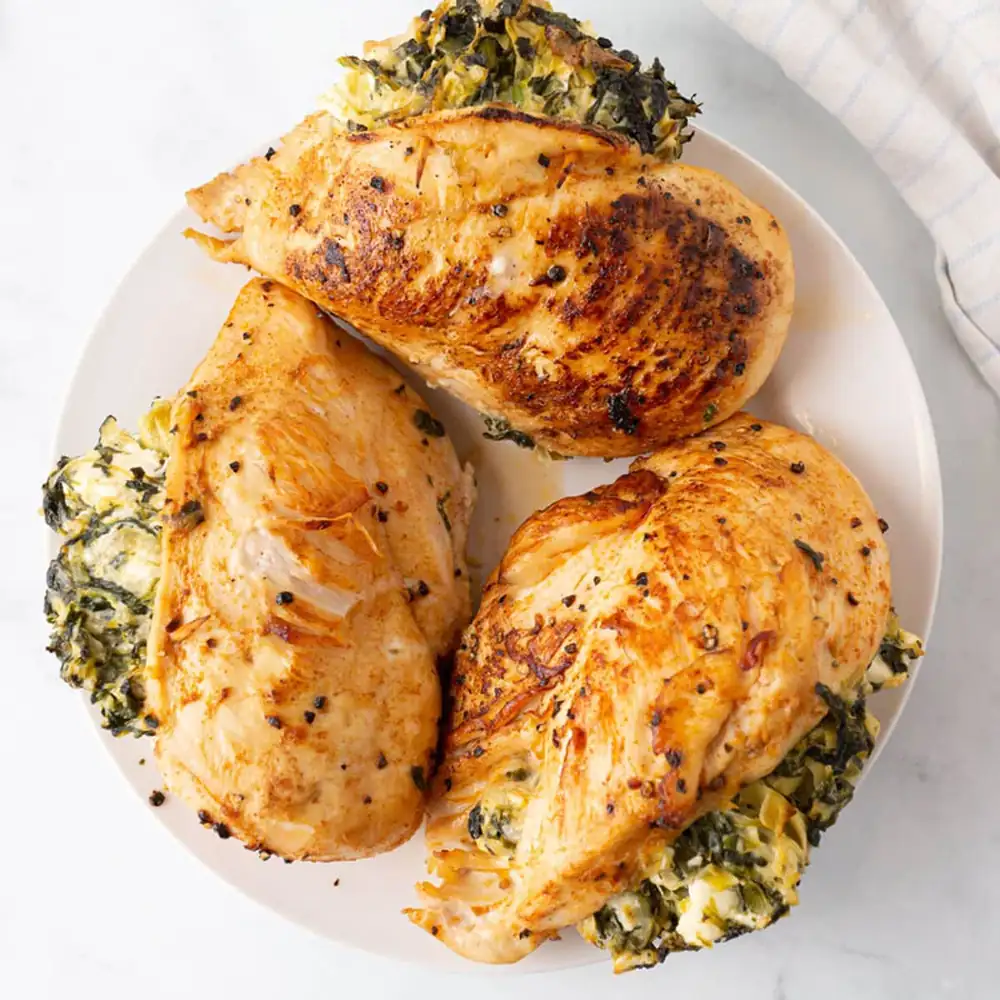 Keto stuffed chicken breast
