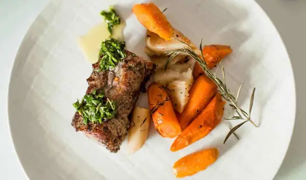 Pepper-Crusted Pork Tenderloin with Roasted Vegetables
