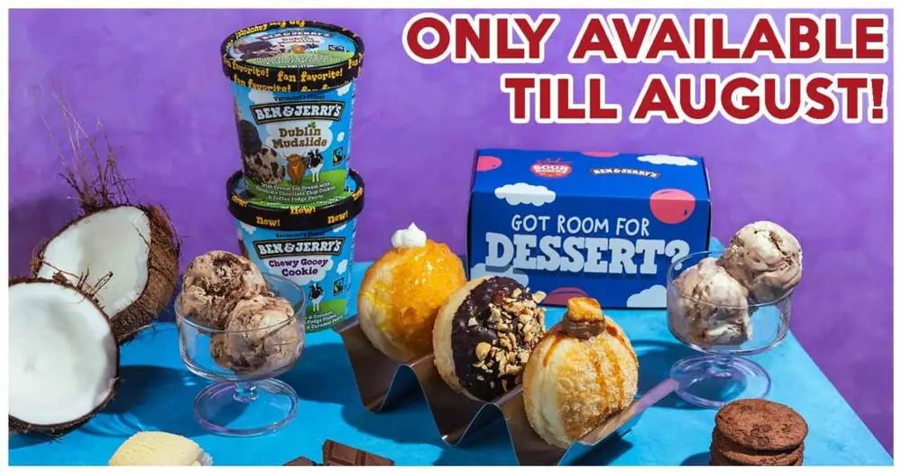 This Ben & Jerry’s x Sourbombe Bakery Collab Has New Ice Cream And Doughnut Flavours