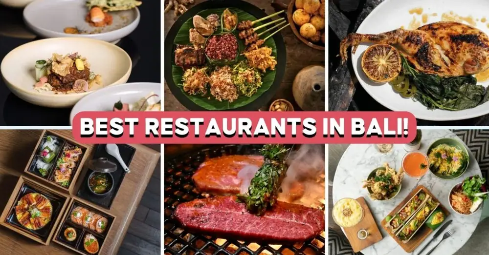 Los 29 mejores restaurantes de Bali para disfrutar de auténtica comida balinesa, cenas en cuevas y mucho más