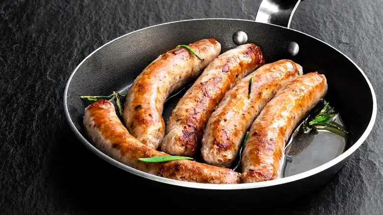 When Cooking Sausage In A Pan, Avoid One Dreaded Temperature Mistake