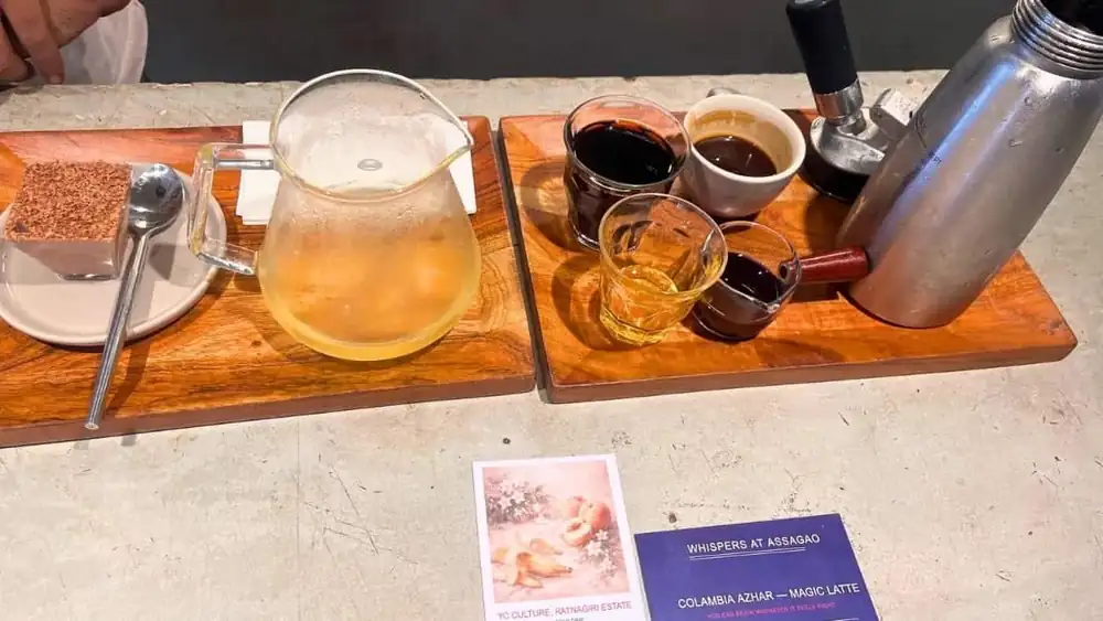 Coffee Culture en Assagao, Goa: un omakase de café en tres actos