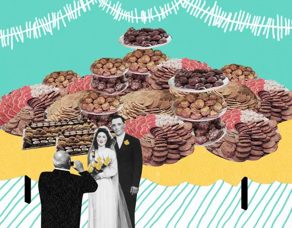 La mejor tradición nupcial de Pensilvania es la mesa de galletas