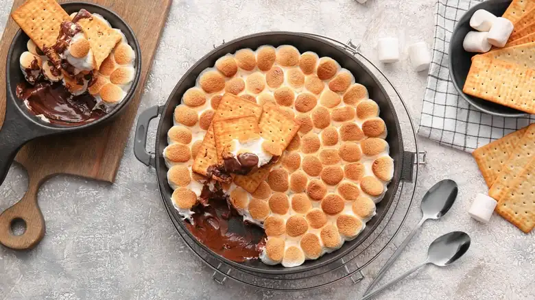 All You Need Is An Air Fryer To Make A Delicious S'mores Dip