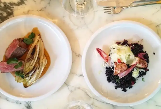 Vantre in Paris, with over 5000 organic bottles and signature cuisine