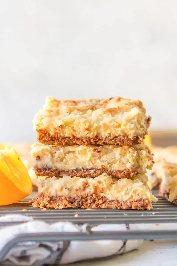 Lemon Bars with Kit Kat Crust