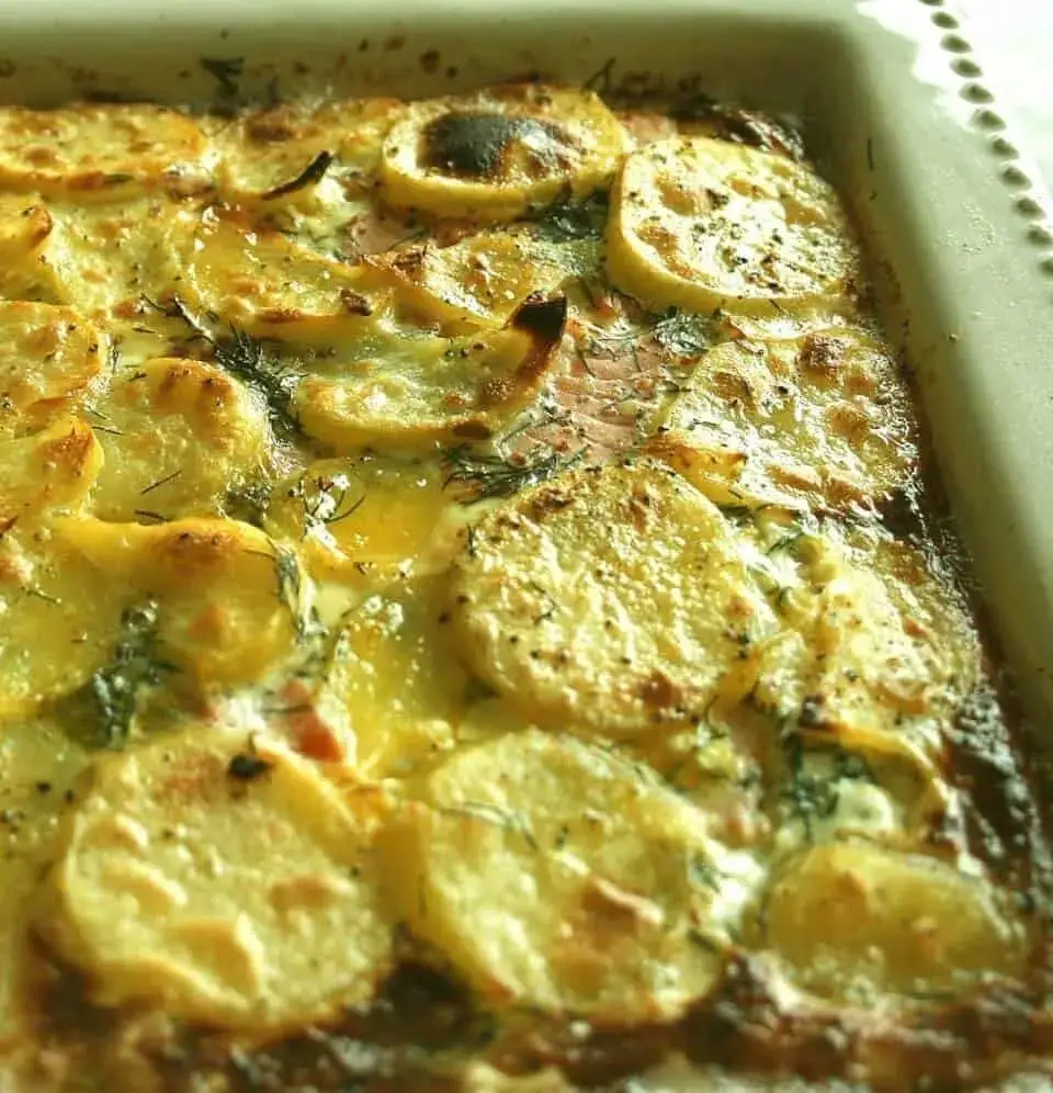 Laxpudding: Pastel sueco de salmón y patatas