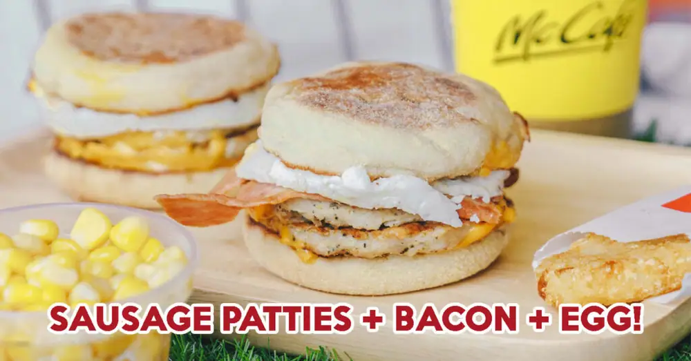 McDonald’s New McMuffin Stack Comes With Two Patties And Chicken Bacon