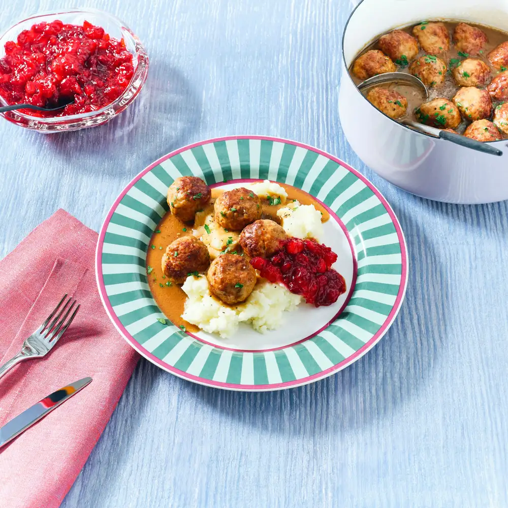 Swedish-Style Turkey Meatballs