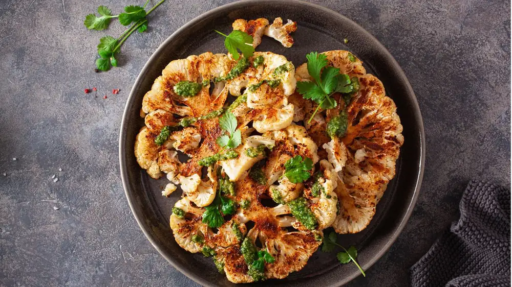 Popular veggie classic: Cauliflower steak