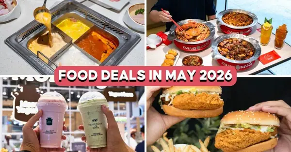 10 Food Deals In May 2026: $19.90++ Taiwanese Buffet, 1-For-1 McDonald's And More