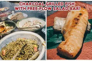 Charcoal-Grill & Salad Bar Keisuke Review: Grilled Fish And Free Flow Salad At Paya Lebar