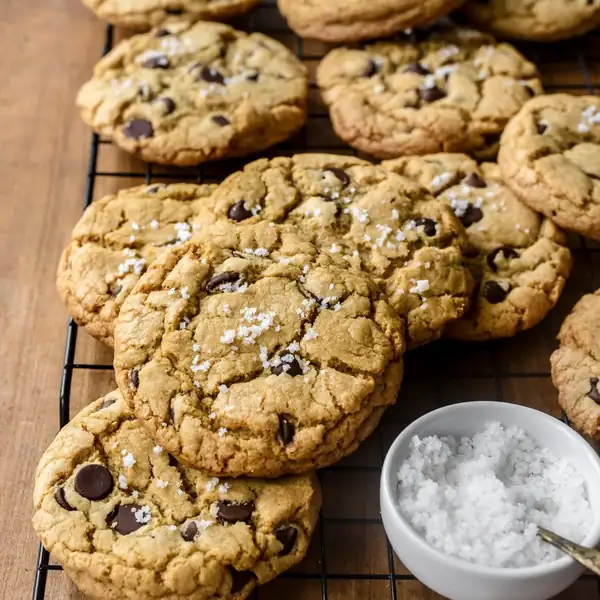 Chocolate Chip Cookies with Fleur de Sel