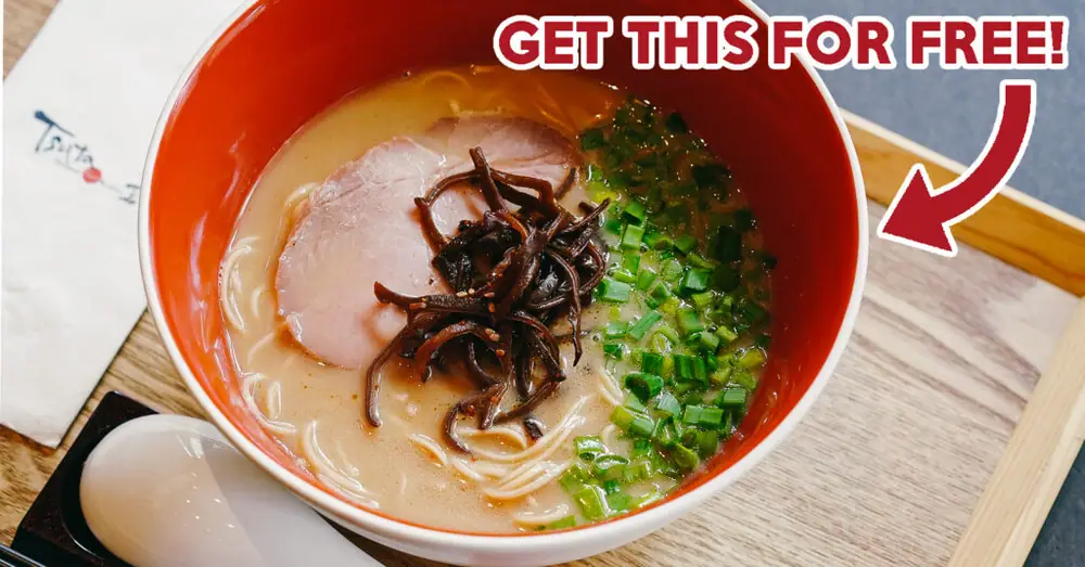 Tsuta Is Giving Out Free Bowls Of Tonkotsu Soba Till 31 July