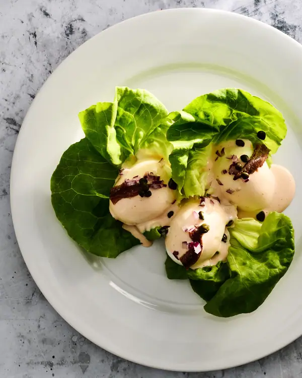 Receta de mayonesa Oeufs de Jacques Pépin