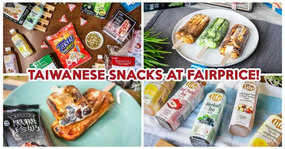 FairPrice Taiwan Fair: 7 Snacks To Try Including Matcha Latte Bubble Tea Ice Cream