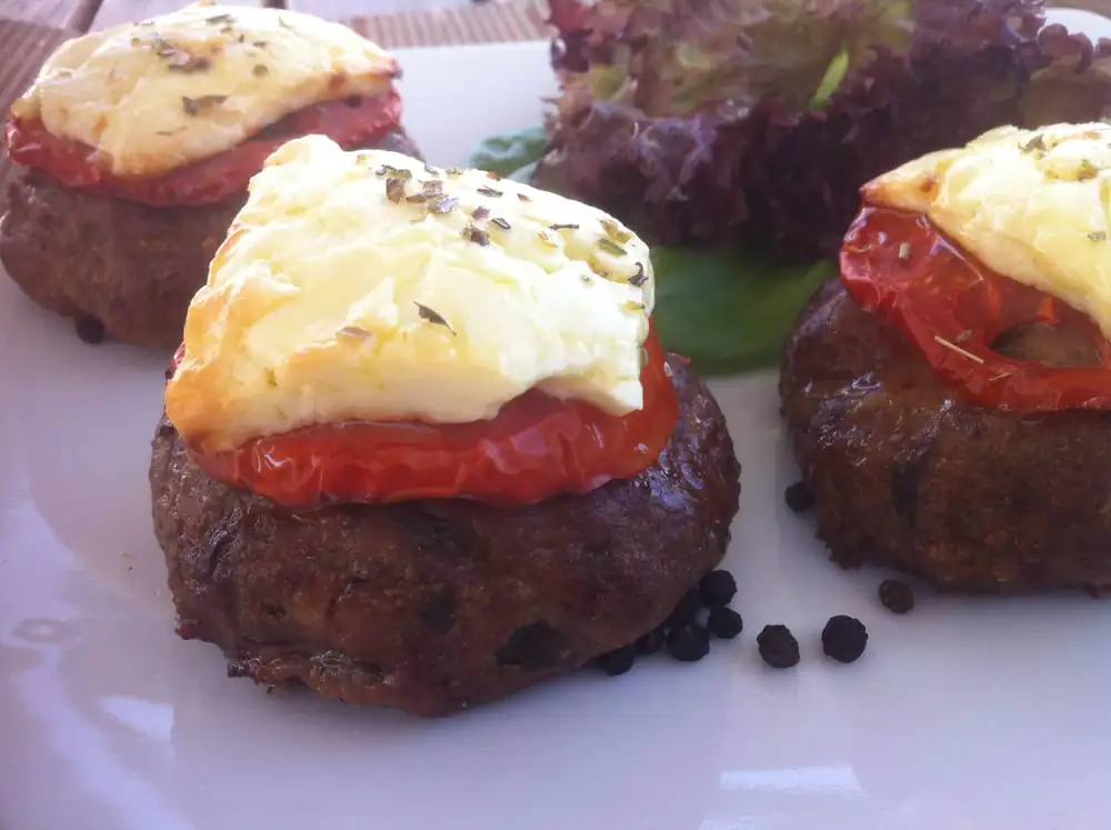 Juicy Stuffed Burgers with Feta Cheese