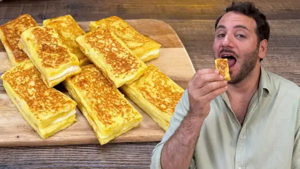 Savory French toast: the recipe for a delicious and cheesy dish