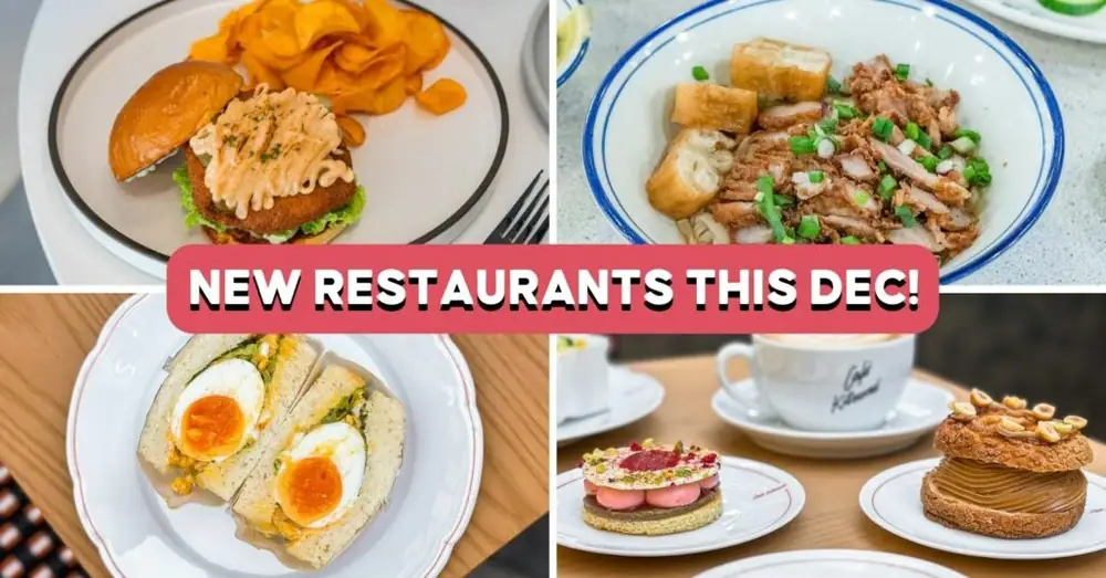 14 nuevos restaurantes en Singapur este diciembre de 2022