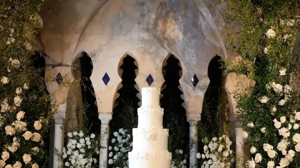 Sal De Riso nos contó todos los detalles del pastel de bodas de Ilary Blasi y Bastian Müller