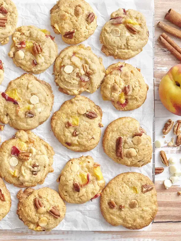 Peaches & Cream Cookies That Taste Like Summer in Every Bite