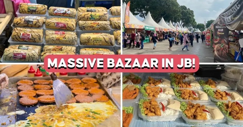 JB's Angsana Mall Has A Giant Ramadan Bazaar With XL Fried Chicken, Kunafa Roll Cake And More