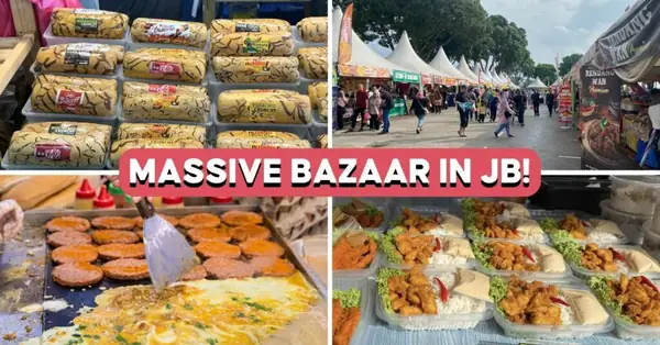JB's Angsana Mall Has A Giant Ramadan Bazaar With XL Fried Chicken, Kunafa Roll Cake And More