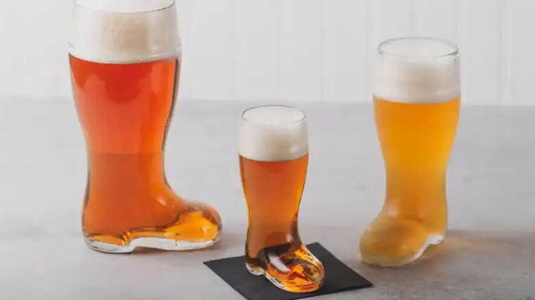 How The Tradition Of Drinking Beer Out Of A Boot Started