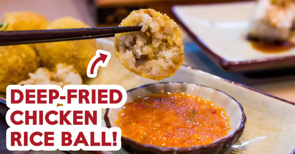 Roost Review: Deep-fried Chicken Rice Balls And Chicken Rice Sushi At Orchard