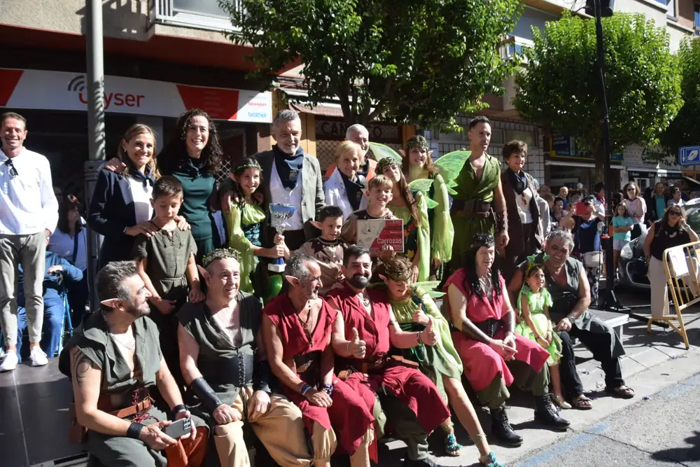 La carroza de La Cava-Fardachón gana el concurso del desfile de San Mateo en Logroño